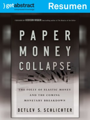 cover image of El colapso del papel moneda (resumen)